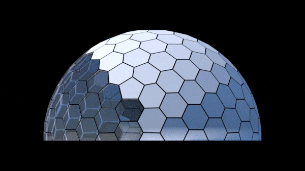 Dome houses for glamping